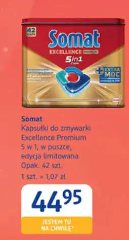 dm drogerie markt Somat Kapsułki do zmywarki Excellence Premium 5 w 1 oferta