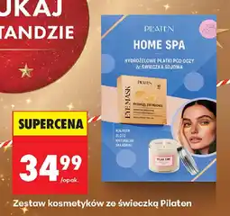 Biedronka Zestaw kosmetyków ze świeczką Pilaten oferta