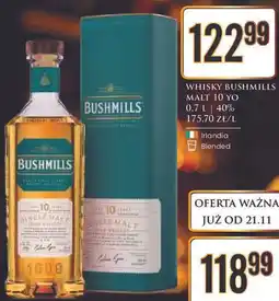 Dino Whiskey karton Bushmills Single Malt 10 Yo oferta
