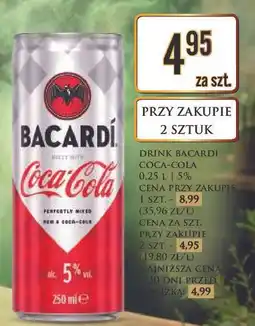 Dino Drink rum & coca-cola Bacardi oferta