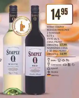 Dino Wino czerwone półsłodkie Simply (Wino) oferta