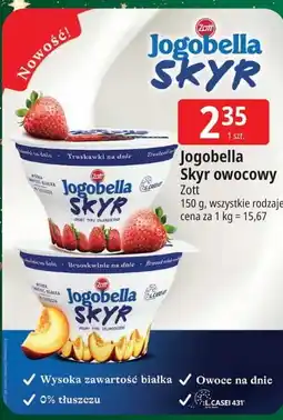E.Leclerc Jogurt brzoskwiniowy Zott Jogobella Skyr oferta