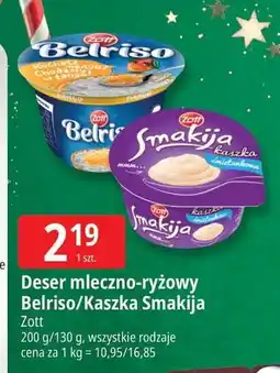 E.Leclerc Ryż na mleku mango Zott Belriso oferta