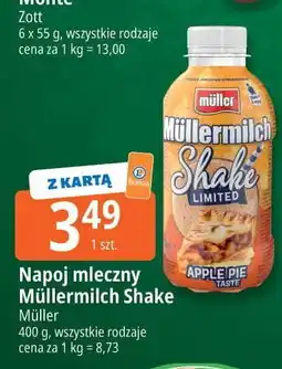 E.Leclerc Napój mleczny apple pie taste Mullermilch Shake oferta