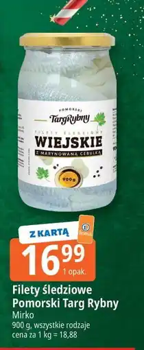 E.Leclerc Filety śledziowe wiejskie Pomorski Targ Rybny oferta