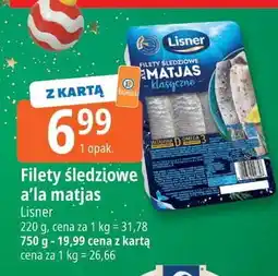 E.Leclerc Filety śledziowe a'la matjas klasyczne Lisner oferta