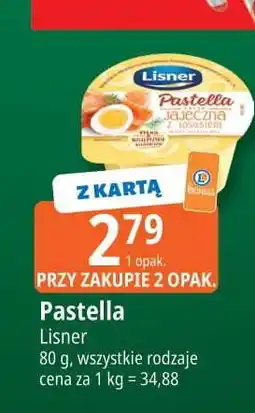 E.Leclerc Pasta jajeczna z łososiem Lisner Pastella oferta