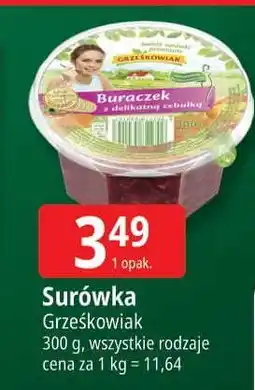 E.Leclerc Surówka buraczek z delikatną cebulką Grześkowiak oferta