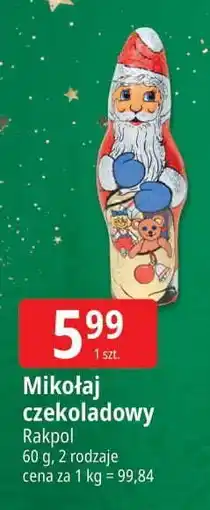 E.Leclerc Mikołaj z czekolady Rakpol oferta