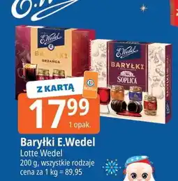 E.Leclerc Baryłki o smaku soplicy E. Wedel oferta