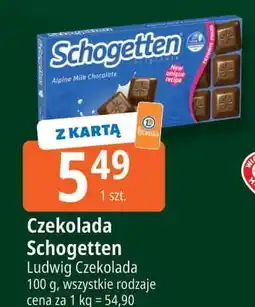 E.Leclerc Czekolada pełnomleczna Schogetten oferta