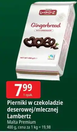 E.Leclerc Pierniczki w czekoladzie deserowej Lambertz oferta