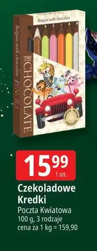 E.Leclerc Czekoladowe kredki Poczta Kwiatowa oferta