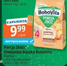 E.Leclerc Kaszka mleczna manna bananowo-brzoskwiniowa Bobovita Porcja Zbóż oferta