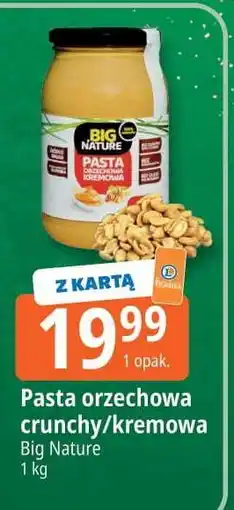 E.Leclerc Pasta orzechowa crunchy Big Nature oferta