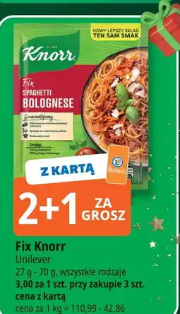 E.Leclerc Spaghetti bolognese Knorr Fix oferta