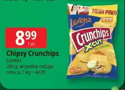 E.Leclerc Chipsy ser-cebula Crunchips X-Cut oferta