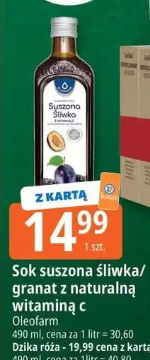 E.Leclerc Sok z dzikiej róży Oleofarm oferta