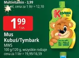 E.Leclerc Mus jabłko-banan-truskawka-marchew Tymbark oferta