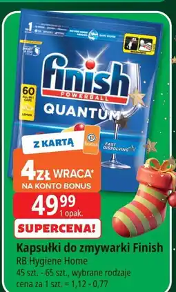 E.Leclerc Tabletki do zmywarek lemon Finish Quantum oferta