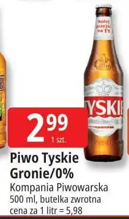 E.Leclerc Piwo Tyskie 0.0% oferta