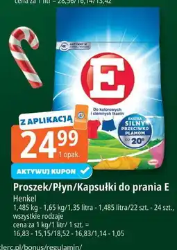 E.Leclerc Kapsułki do prania kolorowych i ciemnych tkanin E 3+1 Power Caps oferta