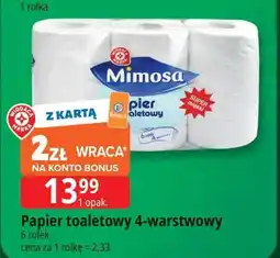 E.Leclerc Papier toaletowy 4-warstwowy Wiodąca Marka Mimosa oferta
