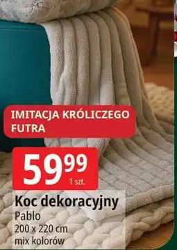 E.Leclerc Koc dekoracyjny 200 x 220 cm Pablo oferta