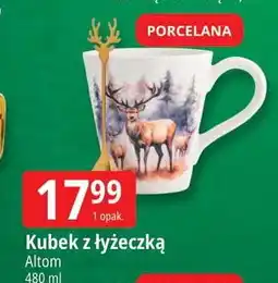 E.Leclerc Kubek stożek z łyżeczka 480 ml Altom Design oferta