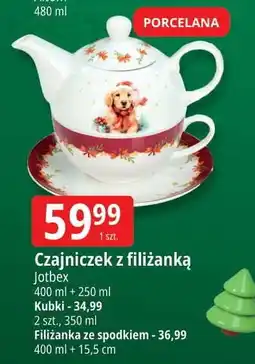 E.Leclerc Filiżanka ze spodkiem 400 ml Jotbex oferta