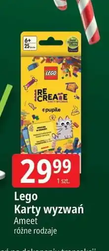 E.Leclerc Karty wyzwań recreate pupile Lego oferta