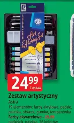 E.Leclerc Farby akwarelowe 36 kolorów Astra oferta