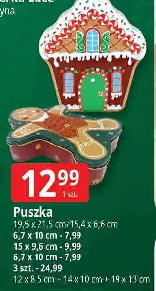 E.Leclerc Puszka 12 x 8.5 cm + 14 10 19 13 oferta