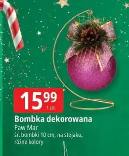 E.Leclerc Bombka na stojaku 10 cm Paw-Mar oferta