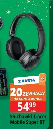 E.Leclerc Słuchawki mobile super bt czarne Tracer oferta