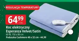 E.Leclerc Poduszka elektryczna cashmere Esperanza oferta