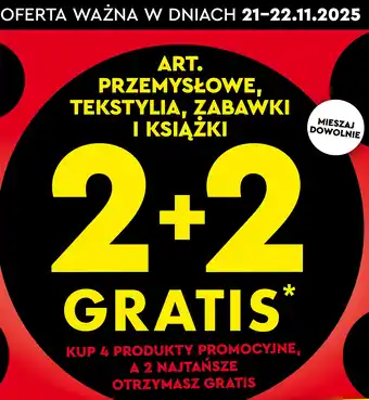 Biedronka Artykuły przemysłowe tekstylia książki oferta