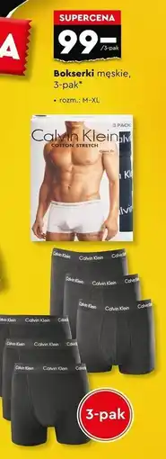 Biedronka Bokserki męskie m-xl Calvin Klein oferta