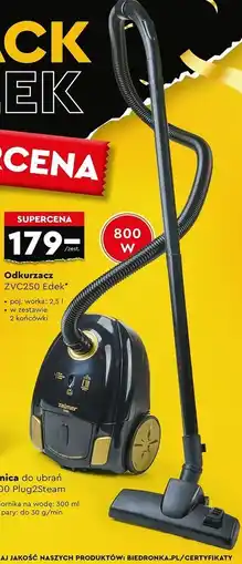 Biedronka Odkurzacz zvc250 edek Zelmer oferta