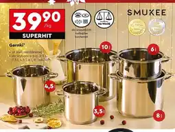Biedronka Garnek ze stali nierdzewnej 10l Smukee Kitchen oferta