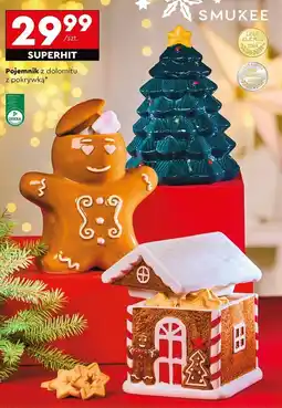 Biedronka Pojemnik z dolomitu pokrywką Smukee oferta