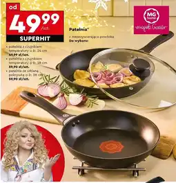 Biedronka Patelnia ze szklaną pokrywką 28 cm Mg Home oferta