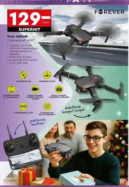 Biedronka Dron airone kamerą 4k uhd Forever oferta