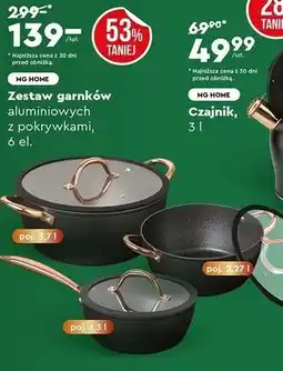 Biedronka Zestaw garnków Mg Home oferta