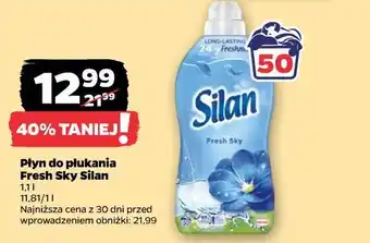 Netto Płyn do płukania Fresh Sky Silan oferta