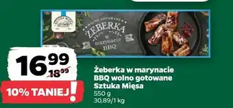 Netto Żeberka w marynacie BBQ wolno gotowane Sztuka Mięsa oferta
