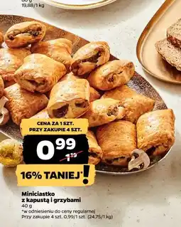 Netto Miniciastko z kapustą i grzybami oferta