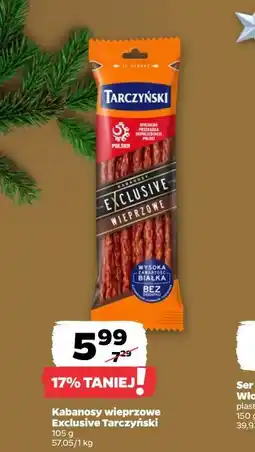 Netto kabanosy wueorziwhe Exclusive Tarczyński oferta