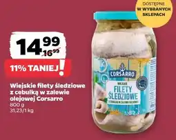 Netto Wiejskie filety z cebulką w zalewie olejowej Corsarro oferta