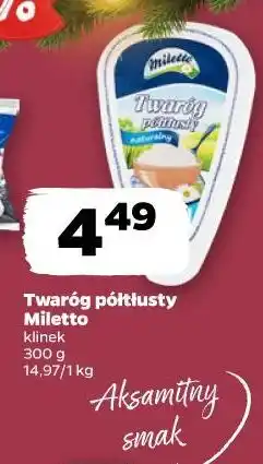 Netto Twaróg półtłusty Miletto oferta